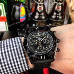 Solid Black Breitling Chronomat B01 Men Watch Replica