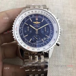 Breitling 1884 Chronometre Navitimer 01 Blue Face Watch 46mm or 42mm