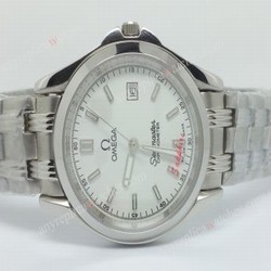 Replica Omega Seamaster 36 mm Watch  Stainless Steel White Dial