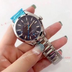 2019 Copy Omega Seamaster Aqua Terra 150m Watch Stainless Steel Gray Dial