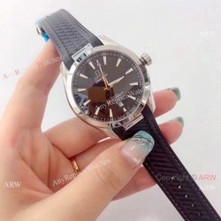Buy Omega Seamaster Aqua Terra Copy Watch 150M Black Dial Rubber Strap