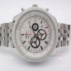 Breitling 1884 Bentley Motors White Face Replica Watch