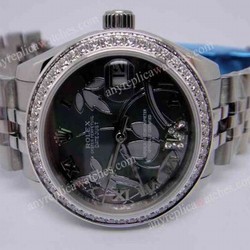Swiss Quality Rolex Datejust watch Black MOP Dial Diamond Mens Watch