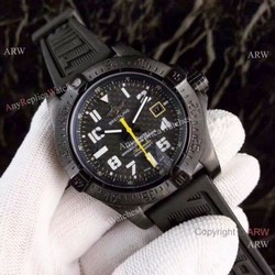 2019 Replica Breitling Avenger II Seawolf Watch Black Case Carbon Fiber dial