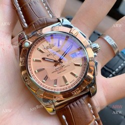 Wholesale Copy Breitling Chronomat 01 Rose Gold Dial Watches