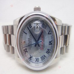 Rolex Mens Datejust Watch SS Blue Roman  Buy Knockoff
