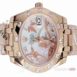 NEW Rolex Datejust Special Edition Rose Gold Masterpiece 34mm
