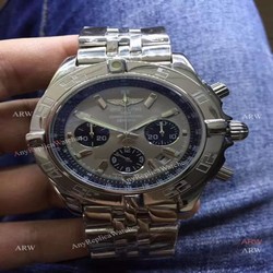 Breitling Chronomat B01 Stainless Steel Replica Watch Gray Dial