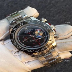 Replica Rolex BREVET Daytona SS Black Ceramic Watch  Very Cool Rolex