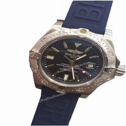 Copy Breitling Avenger Blackbird Blue Dial Blue Rubber Strsp Watch