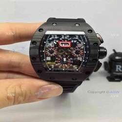 AAA Replica Richard Mille RM 011 Watch All Black