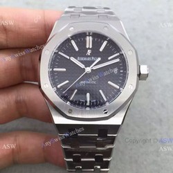 Swiss 3120 Replica Audemars Piguet Royal Oak SS Black