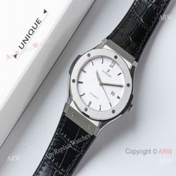 Swiss Replica Hublot Classic Fusion ETA 2892 Watch White Dial