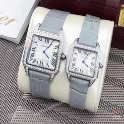 High Quality Cartier Santos Diamond Replica Watch Lover watch