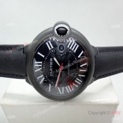 Cartier Ballon Bleu Black ADLC Case Wristwatch  Newest Replica