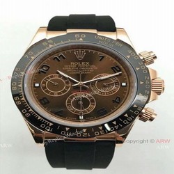 Copy ROLEX Comograph Daytona Watch Black Rubber