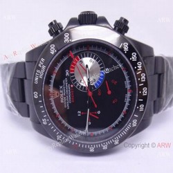 Replica New Rolex Daytona Brevet+ Watch  Black Case