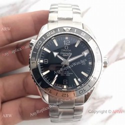 Swiss Grade Omega Seamaster GMT 600m Replica Watch SS New Bezel