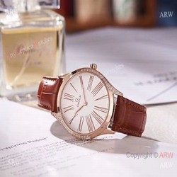 2018 Copy Omega De Ville Tresor Lady Watch Rose Gold Case