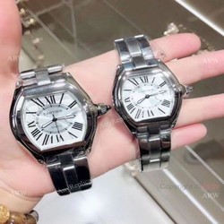 Cartier Roadster Stainless Steel Lovers Watch  AAA Replica