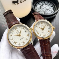 Fake Omega De Ville Prestige Automatic Watch  Omega Couple Watch