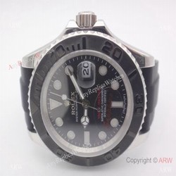 Copy Rolex Yachtmaster Watch SS Case Rubber Watch