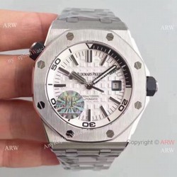 Swiss Grade 1 Audemars Piguet Royal Oak Offshore Diver JF Swiss 3120 Watch Stainless Steel 42mm