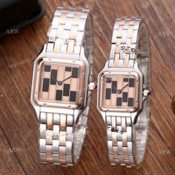 New Fake Cartier Panthere Limited Edition Watches Two Tone Rose Gold