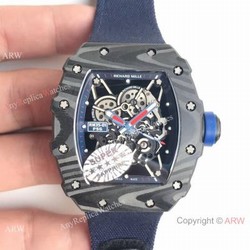 AAA Replica Richard Mille RM35-01 Rafael Nadal Men Watch Blue Nylon Strap