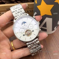 Fake IWC Portuguese Moonphase Watches 44mm Stainless Steel