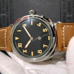 New Copy Panerai Radiomir BREVETTATO Watch SS Brown Markers