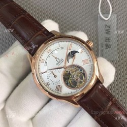 2019 Replica Omega seamaster Complications Watch Rose Gold White Dial