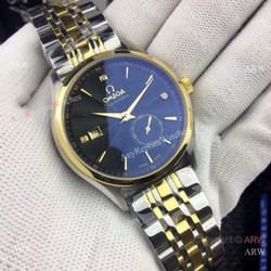 New Copy Omega seamaster Automatic watches Two Tone Black