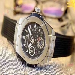 Hublot Big Bang Automatic Watch Replica SS Skeleton Dial