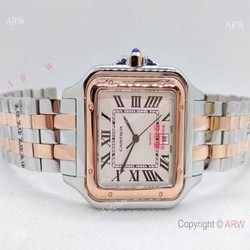 Cartier Panthere De Cartier Watches Two Tone Rose Gold 38mm