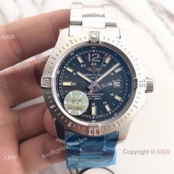 Breitling Copy Watches China Factory  Newest Breitling Colt Automatic Watch 44mm Black Dial