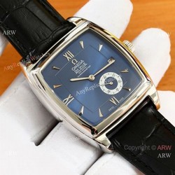 New Replica Omega De Ville Men Watches SS Blue Face