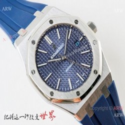 Copy Audemars Piguet Royal Oak 41mm Watches Blue Dial Deployment Clasp
