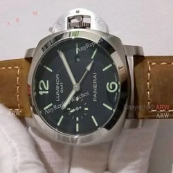 Panerai AAA Replica Watches  Panerai Luminor 1950 Stainless Steel Black Dial Watch