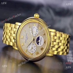 Swiss Patek Philippe grand complications 9100 Watch Full Diamond Dial