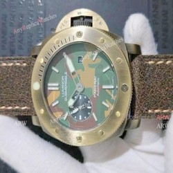 Panerai Luminor Submersible 47 Automatic Replica Watches  Camouflage Dial