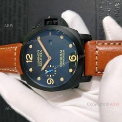 New Luminor Marina Panerai Black PVD Watch  PAM00661
