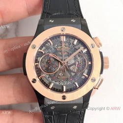 Swiss Copy Hublot Big Bang Classic Fusion Black Case Watch 7750 Valjoux