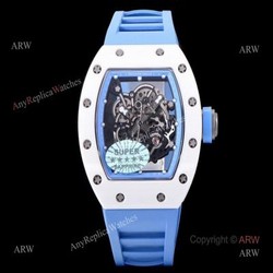 Swiss Richard Mille Bubba Watson RM055 White Ceramic Knockoff Watches