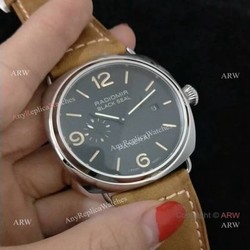 Knockoff Panerai Radiomir Black Seal 3 Days Automatic PAM388 Mens watch Black Face