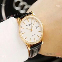 Patek Philippe Automatic Calatrava Watches Gold Case