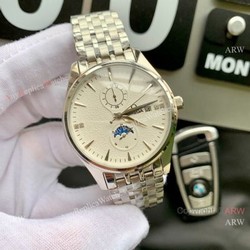 High Quality Omega Moon phase 43mm watch Gray Dial Fully Automatic Movement