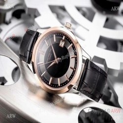 Fake Patek Philippe Calatrava 42mm Watch Rose Gold Bezel