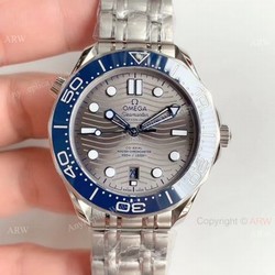 OM Factory Omega Seamaster 300 Replica Watch  Stainelss Steel Gray Face Watches