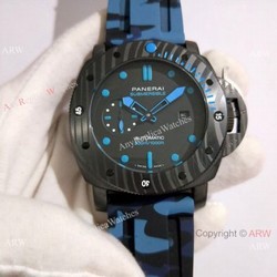 Copy Panerai Luminor Submersible Camouflage PAM 960 Watches Carbon Case